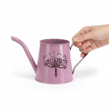 Metall Deko Gießkanne Pink Pusteblume 12cm 2St | Floristik21.de