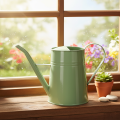 Zimmergießkanne Vintage Metall Mintgrün 1,7L Deko-Vase Retro Design H23cm | Floristik21.de