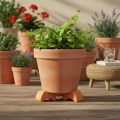 Blumentopffüße Abstandshalter Terrakotta 7 cm 3 Stück | Floristik21.de