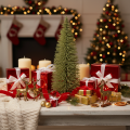 Künstlicher Tannenbaum Grün 70cm aus Metall, Holz und Kunststoff für Winterdekoration | Floristik21.de