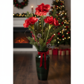Kunstblume Amaryllis Rot 77cm Kunststoff für Vasen und Gestecke | Floristik21.de