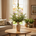 Künstliche Gladiole Weiß 88cm Kunststoff und Textil für Vasen | Floristik21.de