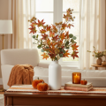 Künstlicher Amberbaumzweig mit Fruchtständen 132cm Herbstfarben Kunststoff | Floristik21.de