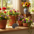 Igel Dekofigur Polyresin Braun 8cm Herbst Tischdekoration Innenbereich | Floristik21.de