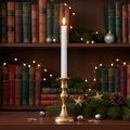 LED Kerze Wachs Tafelkerze Warmweiß Für Batterie Ø2cm 24cm 2St | Floristik21.de