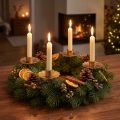 Kerzenhalter Adventskranz zum Stecken Stabkerzenhalter Ø7cm 4St | Floristik21.de