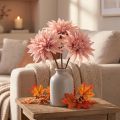 Dekoblumen Dahlie Künstlich Rosa Blüte Ø15cm L28cm 3er-Set für stilvolle Innenraumgestaltung | Floristik21.de