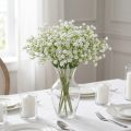 Gypsophila Schleierkraut künstlich im Bund Weiß H28cm 6St | Floristik21.de
