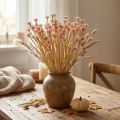 Italienische Strohblume Künstlich Rosa L28cm - Dekorative Trockenblumen-Optik | Floristik21.de