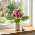 Primeln Künstliche Blumen Schlüsselblumen Rosa H25cm | Floristik21.de