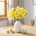 Kunstblume Ranunkelstrauß Gelb 32cm – Frühlingshafte Deko für jedes Ambiente | Floristik21.de