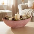 Deko-Schale Pflanzschale Rosa 39cm x 12cm H13cm | Floristik21.de