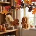 Herbstdeko Dekohänger Eichhörnchen Braun 2-er Set | Floristik21.de