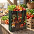 Einkaufstasche mit Henkeln Vegetables Kunststoff 38×10×39cm | Floristik21.de
