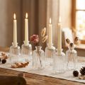 Dekoflaschen Kerzenständer Mini Vasen Glas H11cm 6 St | Floristik21.de