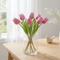 Elegante Künstliche Tulpen Lila 26cm 6 Stück Deko | Floristik21.de