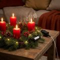 Batterie-Adapter 3Volt 2 x AA 3m Weiß | Floristik21.de