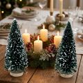 Deko-Tanne beschneit, Weihnachtsdeko, Advent H13cm Ø5,5cm 2 St | Floristik21.de