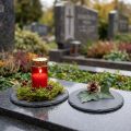 Natürliche Schieferplatte rund Untersetzer Schwarz Ø10cm 6 St | Floristik21.de