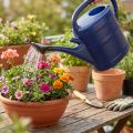 Gießkanne 10l, Gartenkanne mit Brause, Gartengießkanne Blau | Floristik21.de
