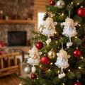 Engel Anhänger Baumschmuck Weihnachtsdeko H13,5cm 4 St | Floristik21.de