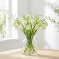 Schachbrettblumen Fritillaria künstlich Weiß, Grün 40cm 12 St | Floristik21.de