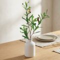 Olivenzweig künstlich Oliven Deko Zweig 45cm | Floristik21.de