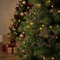 Deko Sterne Weihnachtsbaum Berry Glitter Lila Ø12cm 12 Stück | Floristik21.de