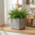 Übertopf Pflanzkasten Keramik Blumentopf 15×15×15cm | Floristik21.de