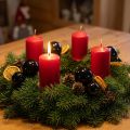 Schwarze Glaskugeln Mini Ø3cm Glanz für Weihnachtsdeko 22er-Set | Floristik21.de