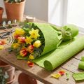 Floristen-Krepppapier Grasgrün 50x250cm | Floristik21.de