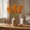 Kunstblumen Cosmea Orange Schmuckkörbchen H51cm 3 St | Floristik21.de