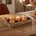 Holztablett geflammt Deko Tablett Tischdeko rustikal 20×10×3cm | Floristik21.de