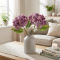 Hortensien künstlich Lila Kunstblumen Hydrangea 34cm - Elegante Deko-Neuheit | Floristik21.de