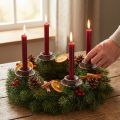 Vintage Spitzkerzenhalter zum Stecken Ø8,5cm H11,5cm 4St - Elegante Deko für Festlichkeiten und Interieur | Floristik21.de