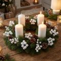 Spiegelbeeren Ø2cm Weiß matt, glänzend 140St | Floristik21.de