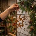 Schriftzug Weihnachtsdeko Stern Frohes Fest 40cm | Floristik21.de