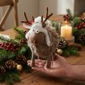 Rentier Tischdeko Weihnachten Weihnachtsfigur Deko 23cm | Floristik21.de