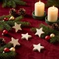 Streudeko Weihnachten Sterne Natur Holzsterne Ø4cm 24 St | Floristik21.de