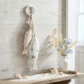 Fische aus Mangoholz zum Hängen Shabby Chic 19,5/15,5/10cm | Floristik21.de