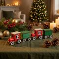 Weihnachtszug Eisenbahn Deko Holz Lokomotive H7,5cm 4 St | Floristik21.de