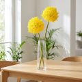 Allium Gelbe Blüte Zierlauch Kunstblume 80cm Sommerdeko 2St | Floristik21.de