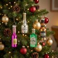 Weihnachtsanhänger Flasche Christbaumschmuck 7cm Sortiert 4St | Floristik21.de