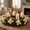 Mini Weihnachtskugeln Creme Mix Matt/Glanz Ø40mm 32 St | Floristik21.de