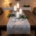 Dekovlies Tischband Deko Vlies Tischläufer Silber 23cm 25m | Floristik21.de