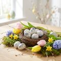 Wachteleier Weiß marmoriert 3,5cm - 4cm 50 St | Floristik21.de