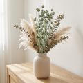 Erdbeerdisteln Metallic Grün, Effektvolle Trockenblumen-Deko, L55cm Ø1-2cm | Floristik21.de