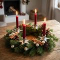 Kerzenständer Silber Stabkerzenhalter Stern 8x8x4,5cm 4St | Floristik21.de