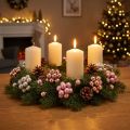 Mini Weihnachtskugel Glas Rosa Creme Ø20mm 140 Stück Deko-Spiegelbeeren B2B | Floristik21.de