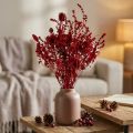 Trockenblumenstrauß Weinrot Deko Distel 40cm 80g | Floristik21.de